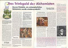 Das Trinkgold der Alchemisten Aurum Potabile, ein mittelalterliches Geheimnis wurde wiederentdeckt!